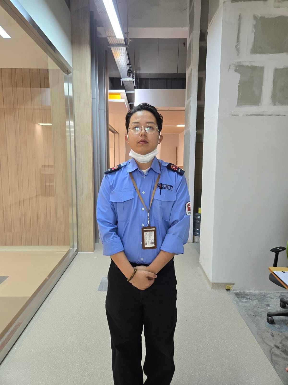 Gurkha Force Security officer in uniform at a guarded site